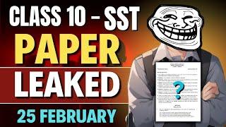 80 QUESTIONS = 80 MARKS in SST (Watch Before 25 Feb ️) | sst class 10 final paper 2025