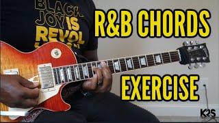 An Exercise to Learn R&B Guitar Chords Across the Fretboard - Intermediate  Guitar Lesson