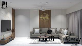 living room interior | sketchup tutorial | #InteriorDesign | Pixologic interior part 1