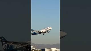 Alaska Airlines taking off Santa Ana John Wayne airport #avation #airplane #planespotter