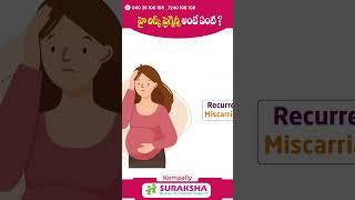 What is High Risk Pregnancy | Complications of Pregnancy | Suraksha Hospital #shorts #telugushorts