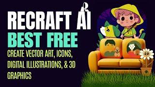 RECRAFT AI: The Best Generative AI for vector art, illustrations, and 3D graphics