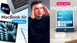 Das ist das neue MacBook Air mit M4! Design, Preis & mehr! (Neuer Mac Studio & mehr iOS 18.4 Leaks!)