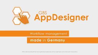 Workflow management made easy! – GBS AppDesigner