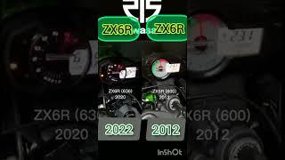 Kawasaki Ninja ZX6R vs ZX 636 #bike #motorcycle #motovlog #viral #top #foryou #music #marvel #capcut