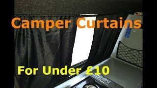 Making camper van curtains for under £10