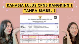 TIPS LULUS SKD CPNS 2021 PERINGKAT 1 TANPA BIMBEL. TERBUKTI! || TIPS LOLOS CPNS 2021.