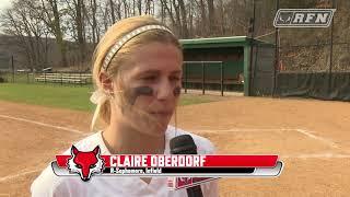 Softball Splits with Quinnipiac at Home