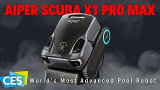 Aiper Product Release Event CES 2025 - Scuba X1 Pro Max Pool Cleaning Robot