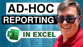 Excel - Learn How to Create an Ad-hoc Reporting Tool in Excel - Easy & Effective! - Episode 375