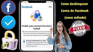 Como Desbloquear Conta do Facebook (2024) | Corrigir Sua Conta Bloqueada no Facebook