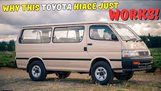 This Toyota Hiace Van was built to work! A 1995 Toyota Hiace DX 4wd PoV Driving and Walkthrough