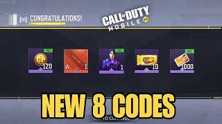 *NEW* CODM 8 NEW WORKING REDEEM CODES DECEMBER 2024 | CALL OF DUTY MOBILE NEW CP REDEEM CODES 2024