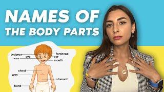 How to say names of the body parts in the Ukrainian language
