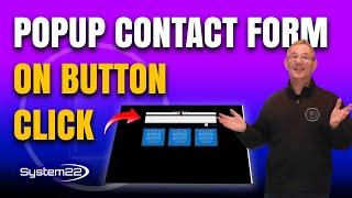 Divi Theme Pro Tips: Instant Contact Form Triggered by Button Click - No Plugins