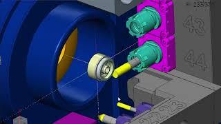 Симуляция обработки Ray Feng RSB-32 в Mashsim  SolidCAM 2023