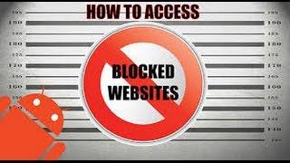 How to Access any Website Blocked by a  Company or Country