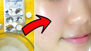 MIX ASPIRIN and PORCELAIN SKIN even at 70 years old! face and body whitening