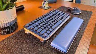 AZIO's Retro Compact Mechanical Keyboard: A Modern Typewriter