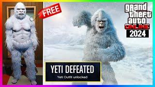 UNLOCK Rare Yeti Outfit, NEW Christmas Event, XMAS Hunt Gameplay, GTA 5 DLC 2024 (GTA Online Update)