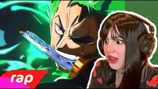 REACT Rap do Zoro (One Piece) - O MAIOR ESPADACHIM DO MUNDO | NERD HITS | 7 Minutoz | CK Animes