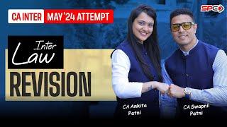 CA INTER LAW REVISION FOR MAY 24 ATTEMPT I CA ANKITA PATNI I CA SWAPNIL PATNI