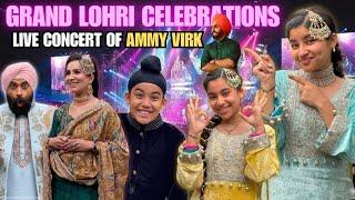 Grand Lohri Celebrations & Live Concert Of Ammy Virk | RS 1313 VLOGS | Ramneek Singh 1313