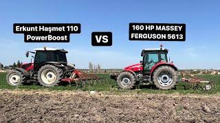 Patronla 160 HP Bile Baş Edemedi/Erkunt Haşmet 110 PowerBoost vs Yazılımlı Massey Ferguson 5613