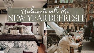 Undecorate with Me After the Holidays || New Year Refresh in NYC