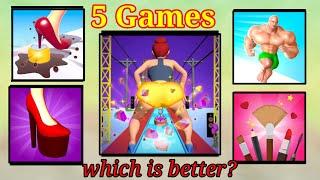 Twerk it Crush it | Shoe race | Heel Step Sma sh | Makeover Studio 3D | Muscle Rush #2