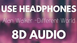 Alan Walker ‒ Different World (8D AUDIO) ft. Sofia Carson, K-391, CORSAK