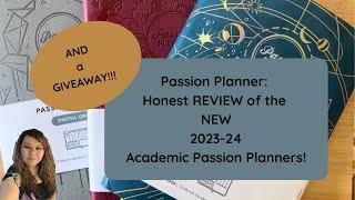 Passion Planner: Honest Review of the 2023-24 ACADEMIC Passion Planners (AND a FREE GIVEAWAY!!)