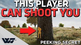 PEEKING WITHOUT EXPOSING YOURSELF - Crazy advantage when peeking using this technique - PUBG