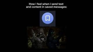 pov : you use telegram saved messages  | #telegram #meme