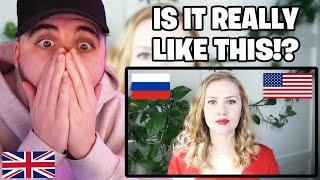 Brit Reacts to What surprised me about USA  Russian immigrant