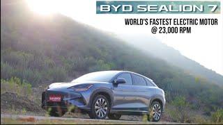 BYD SEALION 7 English Review | 567 km Range 215 kmph Top Speed | ₹48.9/-