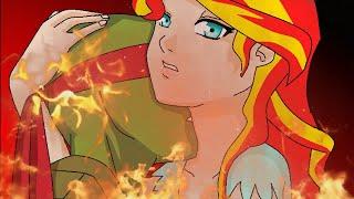 Sunset Shimmer x  Raphael - Hellfire (remake)