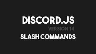 Discord.js v14 - Register Slash Commands