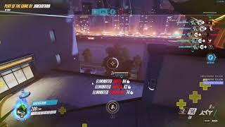 Overwatch highlight#6 Genji 5k