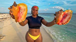 CONCH SEASON IN JAMAICA - Camping & Outdoor Cooking