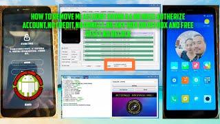 how to remove/unlock mi account/mi cloud Redmi 6a by sp flash tool no relock free
