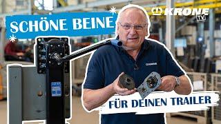 Pretty legs for your trailer - A visit to JOST. | KRONE TV