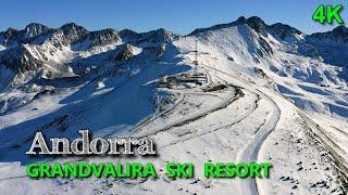 GRANDVALIRA Ski Resort in Andorra  One of the best ski resorts in the country (4K UHD).