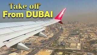 Take off from Dubai Airport - Spicejet Flight Amazing View