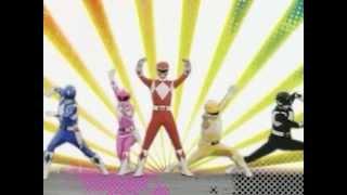 Mighty Morphin Power Rangers Remasterizado 2010  Los Primeros Rangers se Transforman