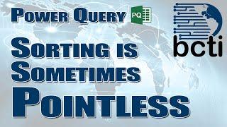 Power Query - Sorting is Sometimes Pointless (VertiPaq Insights)