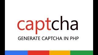 Generate Captcha in PHP