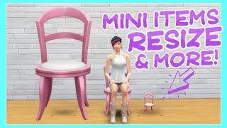 Sims 4 // HOW TO: Resize (Big & Mini) Rotate, Raise Items and MORE!