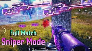 Sniper Mode - Full Match | How To Shoot Fast | Pubg Mobile