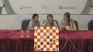 Round 2: Kosintseva (RUS) 1/2-1/2 Batchimeg (MGL)